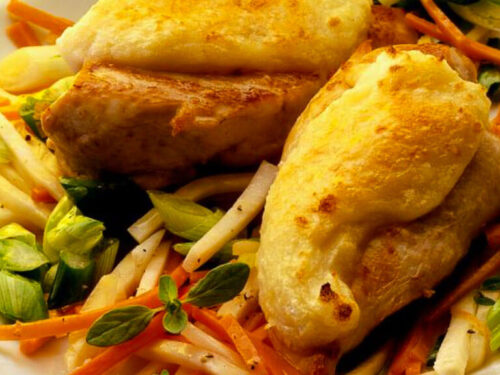 Baked Chicken Breasts with Vegetables recipe