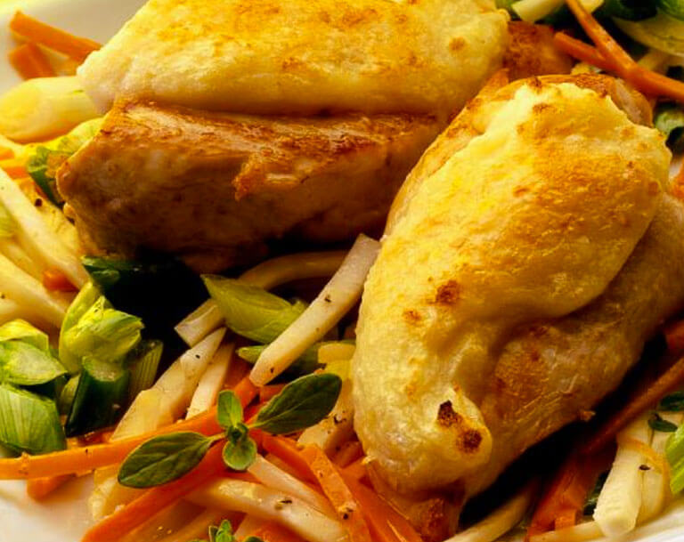 Baked Chicken Breasts with Vegetables recipe