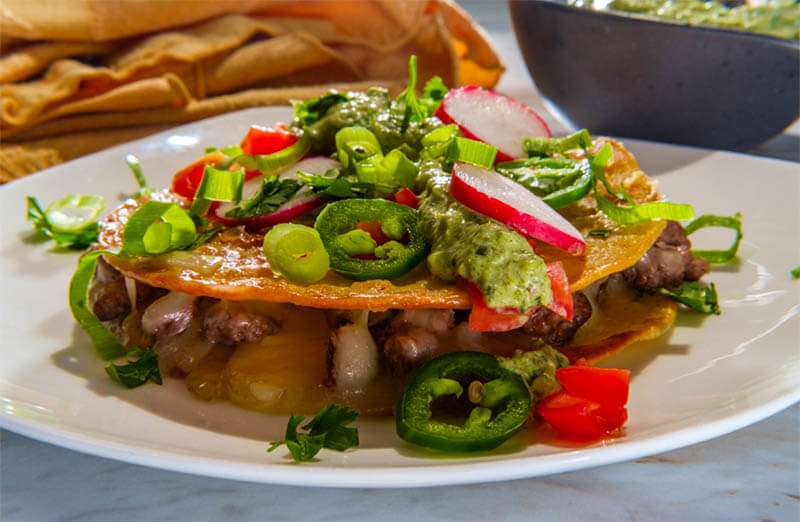 Carne Asada Mulitas (LA Style Mexican Food) Recipe