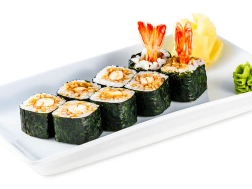 Godzilla Roll Sushi (Shrimp Tempura Roll Recipe)