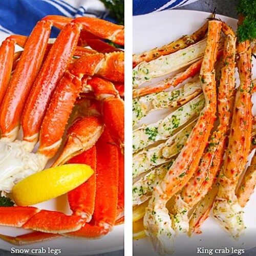 Snow crab vs king crab recipe