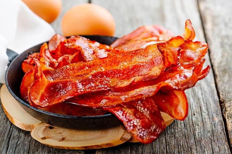 how to reheat bacon