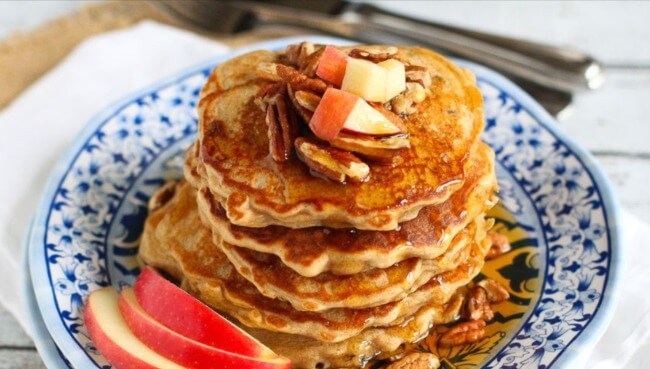 Apple Spiced Pancakes recipe