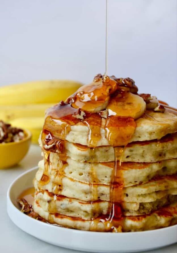Banana Nut Pancakes recipe