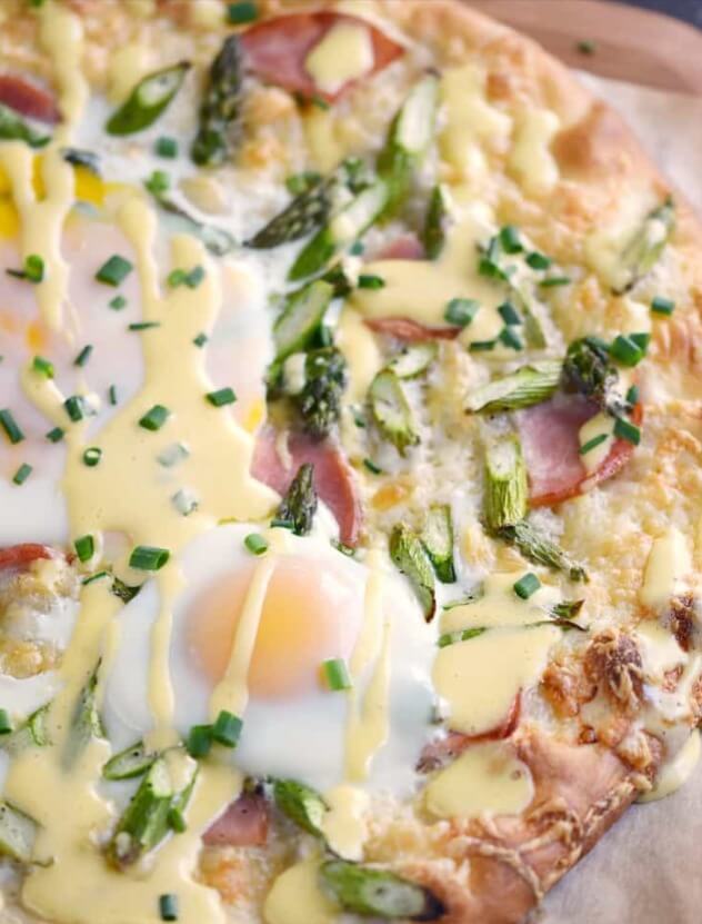 Eggs Benedict Pizza Recipe