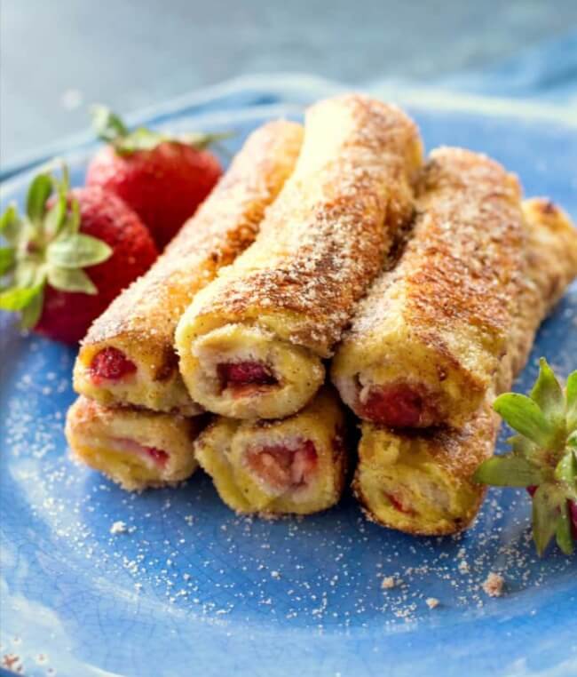 FRENCH TOAST ROLL-UPS recipe