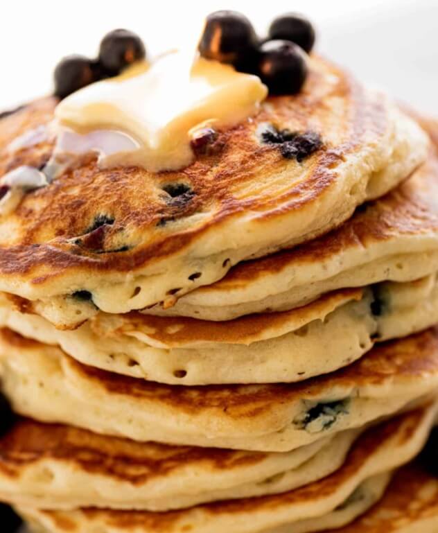 super fluffy blueberry pancakes recipe