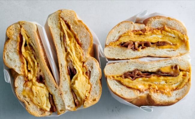 Bacon, Egg and Cheese Sandwich recipe