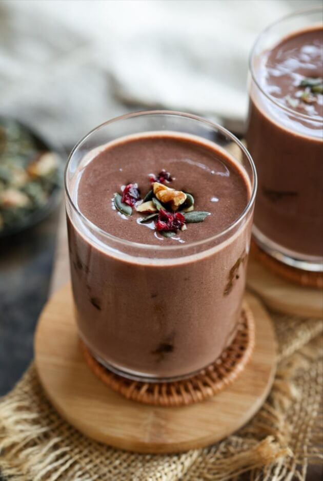 Chocolate & Hazelnut Milkshake Smoothie recipe