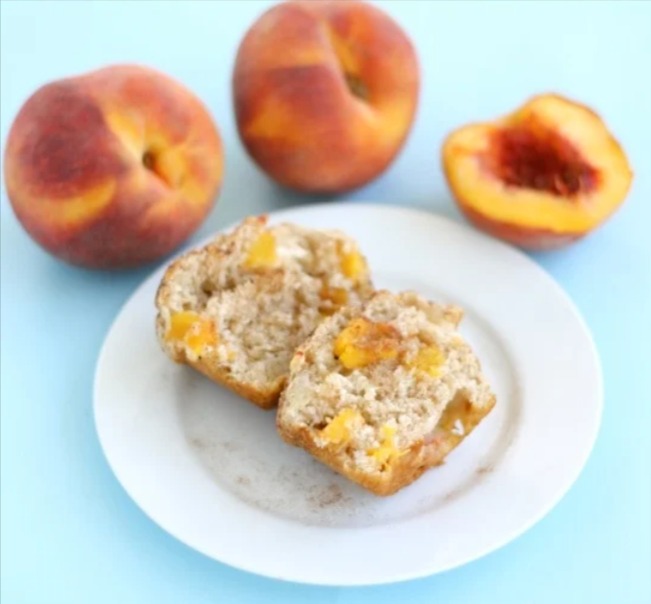 Peaches ‘n Cream Muffins recipe