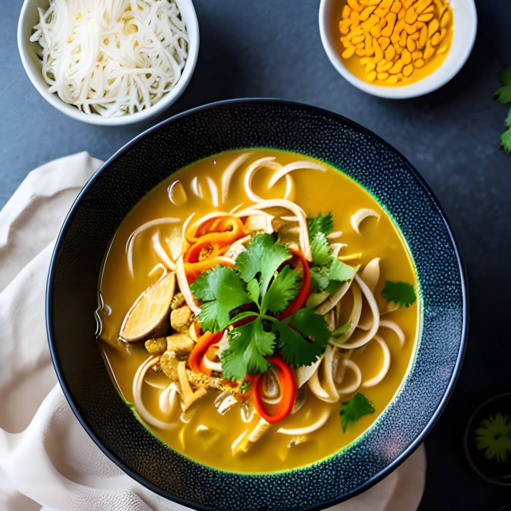 Khao Soi (Thai Coconut Noodle Soup)