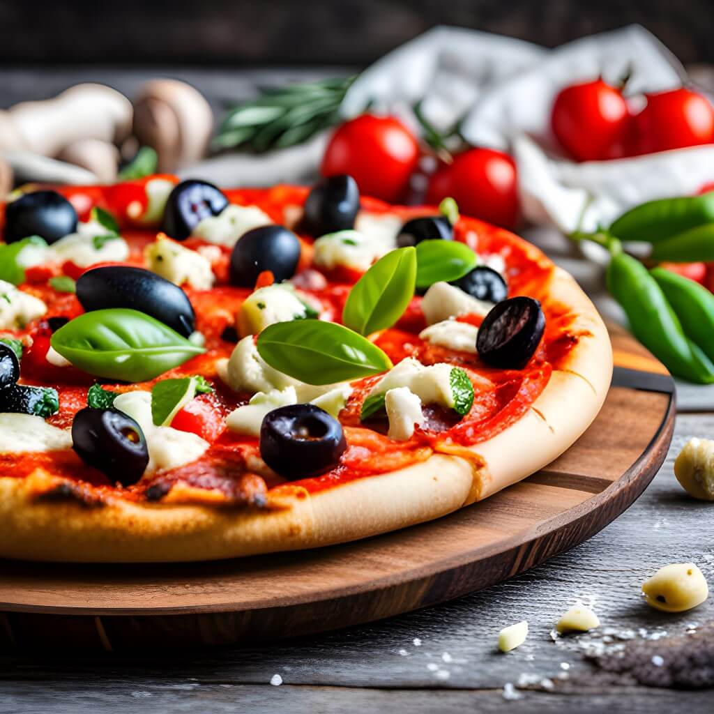 Olive pizza recipe